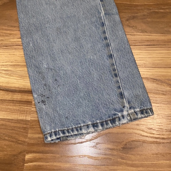 Levi’s 517 Bootcut Worn & Worked-in Distressed Jeans Mens size 32 x 32 - Picture 6 of 16